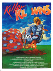 KILLER KLOWNS FROM OUTER SPACE 1988 PHOTO FILM PRE-SORTIE AFFICHE D'HORREUR
