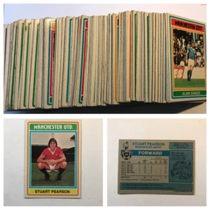 TOPPS BLUE BACK 1976 FOOTBALL TRADE CARDS Complete your set. ab je 1,25£ - Bild 1 von 1