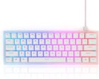 Womier K61 60% Percent Gaming Keyboard  Creamy Wired Mechanical Yellow Switch
