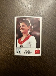 OLGA KORBUT  PANINI SPORT VEDETTES 1974 - # 124 - original without back - Picture 1 of 2