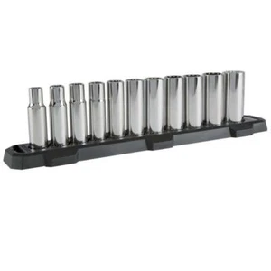 Craftsman 1/2 in. drive SAE 12 Point Deep Socket Set - Picture 1 of 2