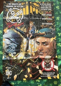 Suicide Squad 2024 gefaltetes Promo Poster 24” x 36” DC Comics Harley Quinn unbenutzt - Bild 1 von 2
