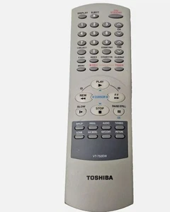 Original Toshiba VT-752EW VCR Remote Control Clean Working Condition - Picture 1 of 1