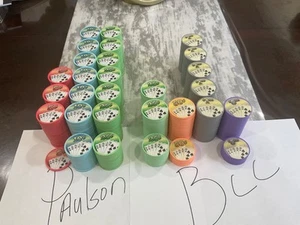 ——-PAULSON & BCC-———SET CHIP POKER SMALL STAKES——--527——PEZZI TOTALI - Foto 1 di 17