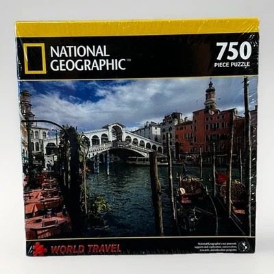 National Geographic Jigsaw Puzzle Venice Italy 750 Pieces *Sealed* 12+ - Image 1 of 4