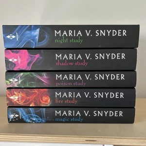 5x Study Series Books 1-5 Bundle Maria V. Snyder (Paperback) VGC FREE POST - Picture 1 of 3