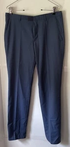 Hugo Boss Herren "Simmons182" Marineblau 100 % Wolle Anzughose Größe 32 Neu mit Etikett - Bild 1 von 11