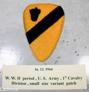 US WW2 Era 1st Cavalry Division Wool Felt Patch 87th Infantry? Acorn Small B743 - Picture 1 of 4