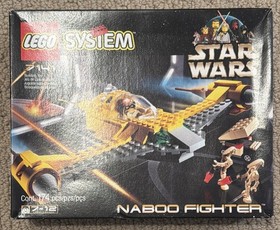 NEW IN SEALED BOX!! LEGO Star Wars Naboo Fighter 7141 Factory Sealed Retired Set