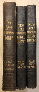 The New Self Interpreting Bible Library - 1909 - Volumes 1, 3, & 4 (Vol 1 "odd") - Bild 1 von 20
