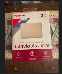 Toshiba canvio advance 2 tb portable storage-Brand-New - Picture 1 of 1