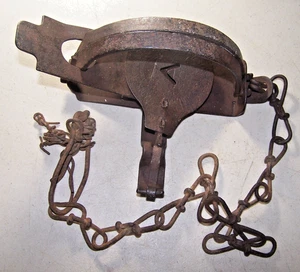 VTG. VICTOR ONEIDA NO.3 JUMP TRAP ONEIDA COMMUNITY N.Y. - Picture 1 of 8