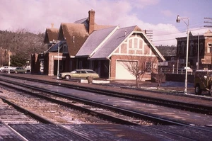 JT Original Slides (2) ATSF Santa Fe Depo+Track Scene - Flagstaff AZ 1984 - Picture 1 of 2