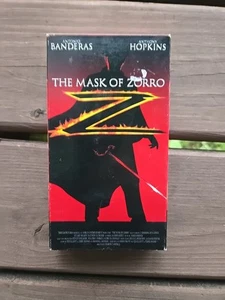 The Mask Of Zorro (VHS, 1998, Anthony Hopkins & Antiono Banderas(190)(4) - Picture 1 of 3