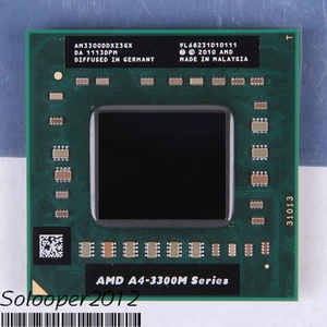 Free shipping AMD A4-3300M 1.9 GHz Dual-Core (AM3300DDX23GX) CPU Processor - Picture 1 of 1