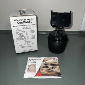 WeatherTech CupFone Adjustable Cup Holder Cell Phone Mount Black - Photo 1 sur 2