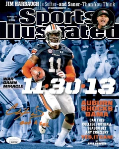 Chris Davis Jr. autographed signed inscribed 8x10 NCAA Auburn Tigers JSA COA - Picture 1 of 2
