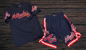 Set completo Pro Standard Atlanta Braves Logo Pro Team blu navy - TAGLIA MEDIA - Foto 1 di 1
