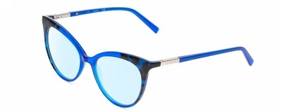 Guess GU3031 Unisex Cat Eye Designer Blaulichtfilter Brille Kristallblau 52mm - Bild 1 von 4