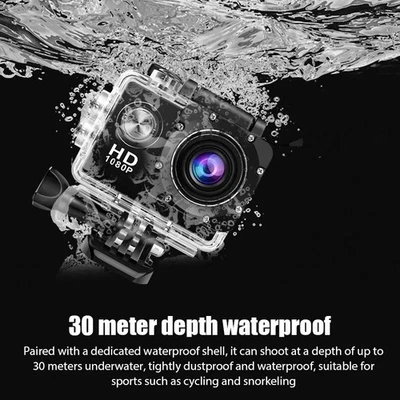4K Sport Go Pro 170° Action Camera Ultra HD 20MP WiFi Waterproof Remote Control - Image 1 of 4