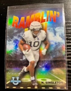 2022 Bowman U #RM-2 Nick Singleton Ramblin Penn State Refractor Football Card - Picture 1 of 2