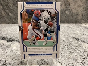 National Treasures Bruce Smith Treasured Moments 2023/99 Bills HOF Legend SP - Imagen 1 de 2