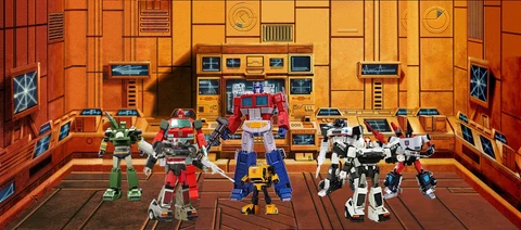 Transformers G1 85 Masterpiece Teletraan 1 Ark Autobot Dinobot Diorama Backdrop Cover