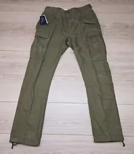 Polo Ralph Lauren Men's Olive Green Utility Surplus Slim Fit Cargo Pants - Picture 1 of 11