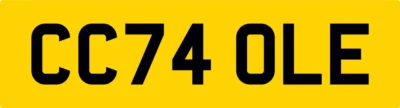 🤩 COLE 🤩 COLES COL COLEEN PRIVATE REGISTRATION CHERISHED NUMBER PLATE CC74 OLE - Image 1 of 4