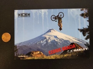 OAKLEY 2006 CEDRIC GRACIA bike dealer promo display card Flawless New Old Stock - Picture 1 of 2