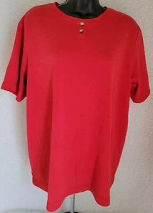 Fashion Bug Womens Shirt Top Size 18W/20W 18/20 Red - Picture 1 of 24