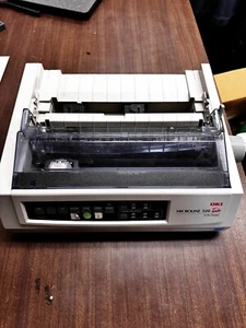 Oki MICROLINE 320 GE7000A Turbo Mono Dot Matrix Printer - Picture 1 of 3
