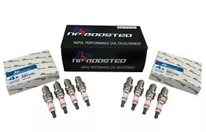 8 bujías rango térmico 7 para Turbo TT A5 A6 Q5 R8 VW Tiguan Porsche 911 Civic - Imagen 1 de 2