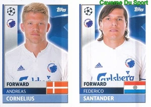 QFD15-16 SANTANDER CORNELIUS FC.KOBENHAVN STICKER CHAMPIONS LEAGUE 2017 TOPPS - Picture 1 of 1