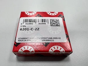 FAG Rillenkugellager 6201-C-2Z nach DIN 625-1 FAG 6201 2Z - Bild 1 von 2