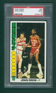 1976 Topps Basketball Card - #59 John Drew, PSA 9 MINT - Bild 1 von 2