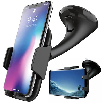 Samsung S25 FE/S24FE/S23FE/S20FE Car 360 Universal Windscreen Phone Holder Mount - Image 1 of 4