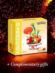 New Authentic Official Licensed Keeppley Pokemon Charmander K20218 + Extras - Picture 1 of 2