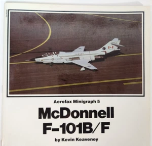 Aerofax Minigraph 5 McDonnell Douglas F101B/F Voodoo Vintage 1984 Softcover Book - Picture 1 of 8