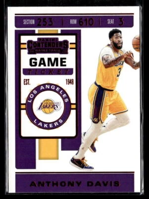 Anthony Davis - 2019-20 Panini Contenders #7 Los Angeles Lakers - Image 1 of 2