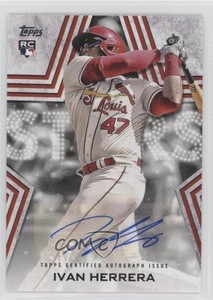 2023 Topps Series 1 Baseball Stars Auto Ivan Herrera #BSA-IHE Rookie Auto RC