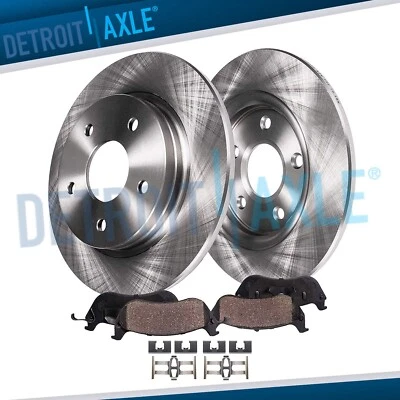 Rear Disc Brake Rotor Ceramic Brake Pads for 2005 2006 2010-2016 Honda CR-V RDX - Image 1 of 4