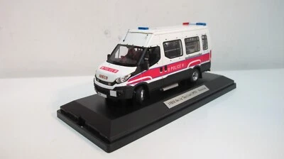 1:43 AURORA IVECO DAILY HONG KONG POLICE PTU WHITE RESIN CARS - Image 1 of 4