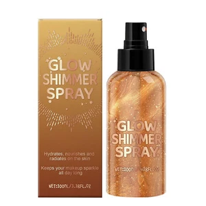 Body Glitter Spray 100ml Spray Hair Glitter für Mädchen mit Feuchtigkeitsschim - Bild 1 von 7