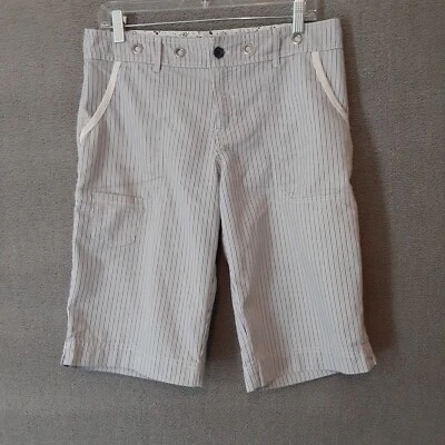 Pantalones cortos vintage resistentes a la intemperie para mujer 6 azul blanco preppy 2100 Foto 1 de 4