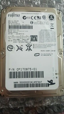Fujitsu MHX2250BT 2.5" SATA HDD Serial Hard Drive CP170875-01 CA26343-B84304BA - Image 1 of 4