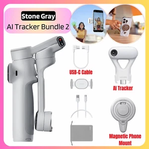 Flow 2 Pro Handheld Gimbal Stabilizer AI Filmmaker 360 Infinite Pan Active Zoom - Picture 1 of 12