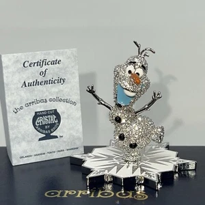 Disney Arribas Brothers Olaf Frozen Limited Edition Jeweled Swarovski Figurine - Picture 1 of 11