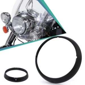7" Heavy Duty Headlight Trim Ring For Harley Touring Road King Electra Street - Picture 1 of 14