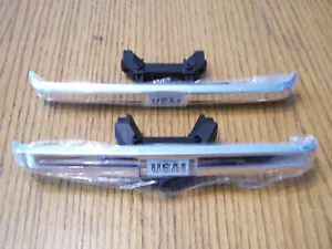 Fit Traxxas TRX-4 1/10 Crawler F/R Chrome Bumpers Mount 1979 K5 Chevy Blazer K10 - Picture 1 of 3